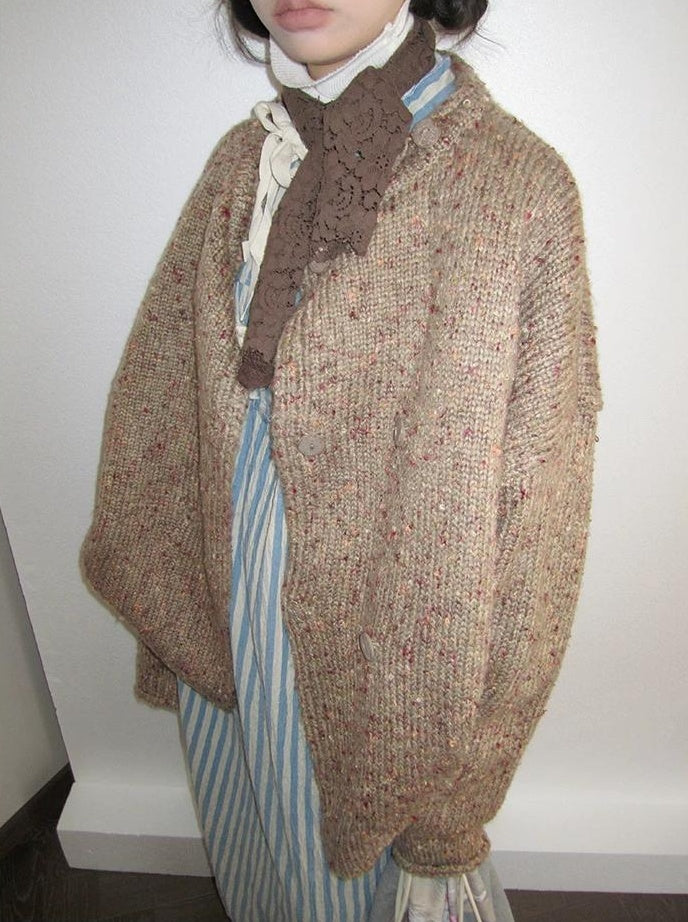 3months | VINTAGE KNIT CARDIGAN JACKET【ID:TN00033】