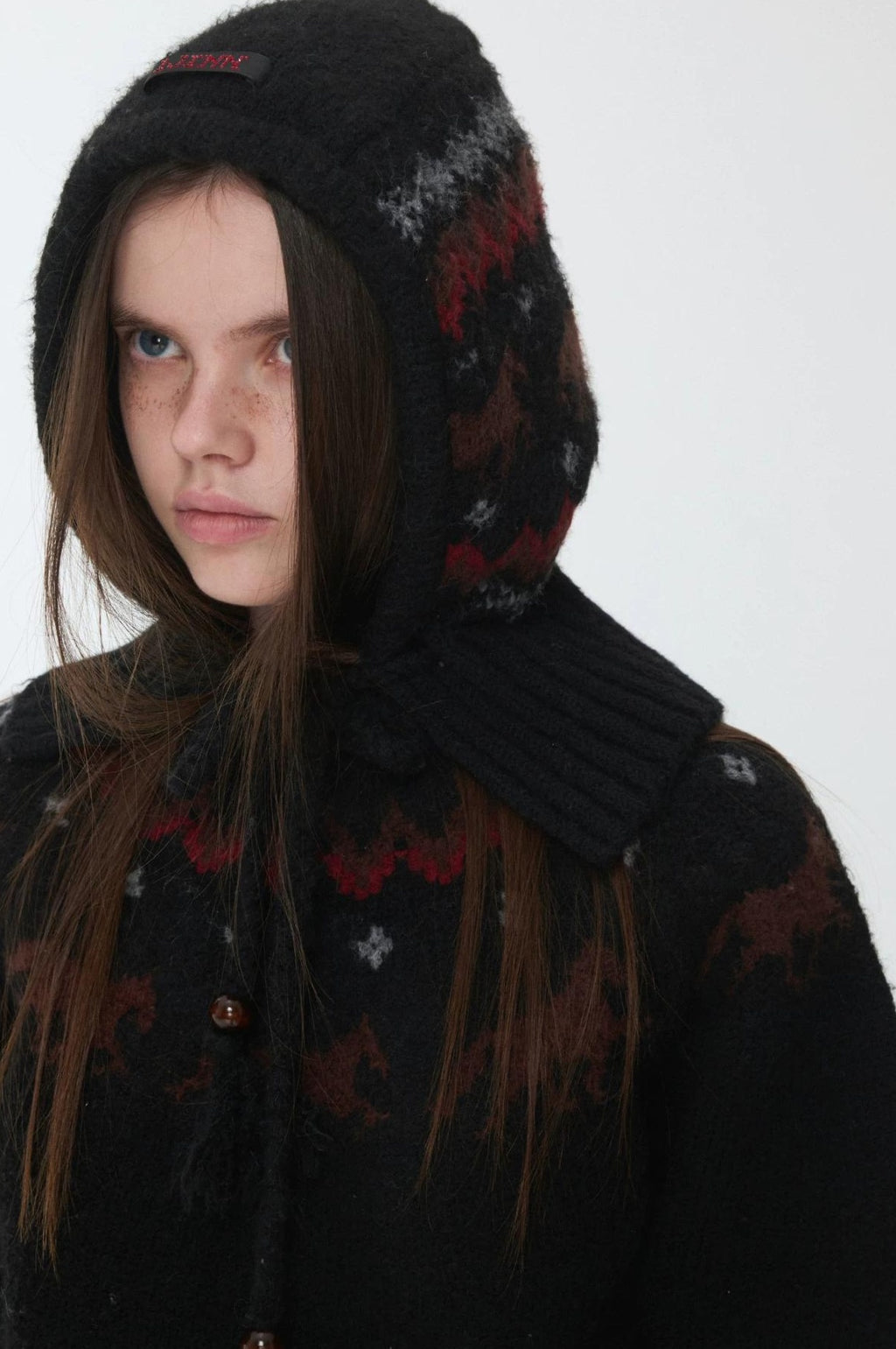 1JINN STUDIO | PLUNGING NECK KNIT SWEATER【ID:TN00068】