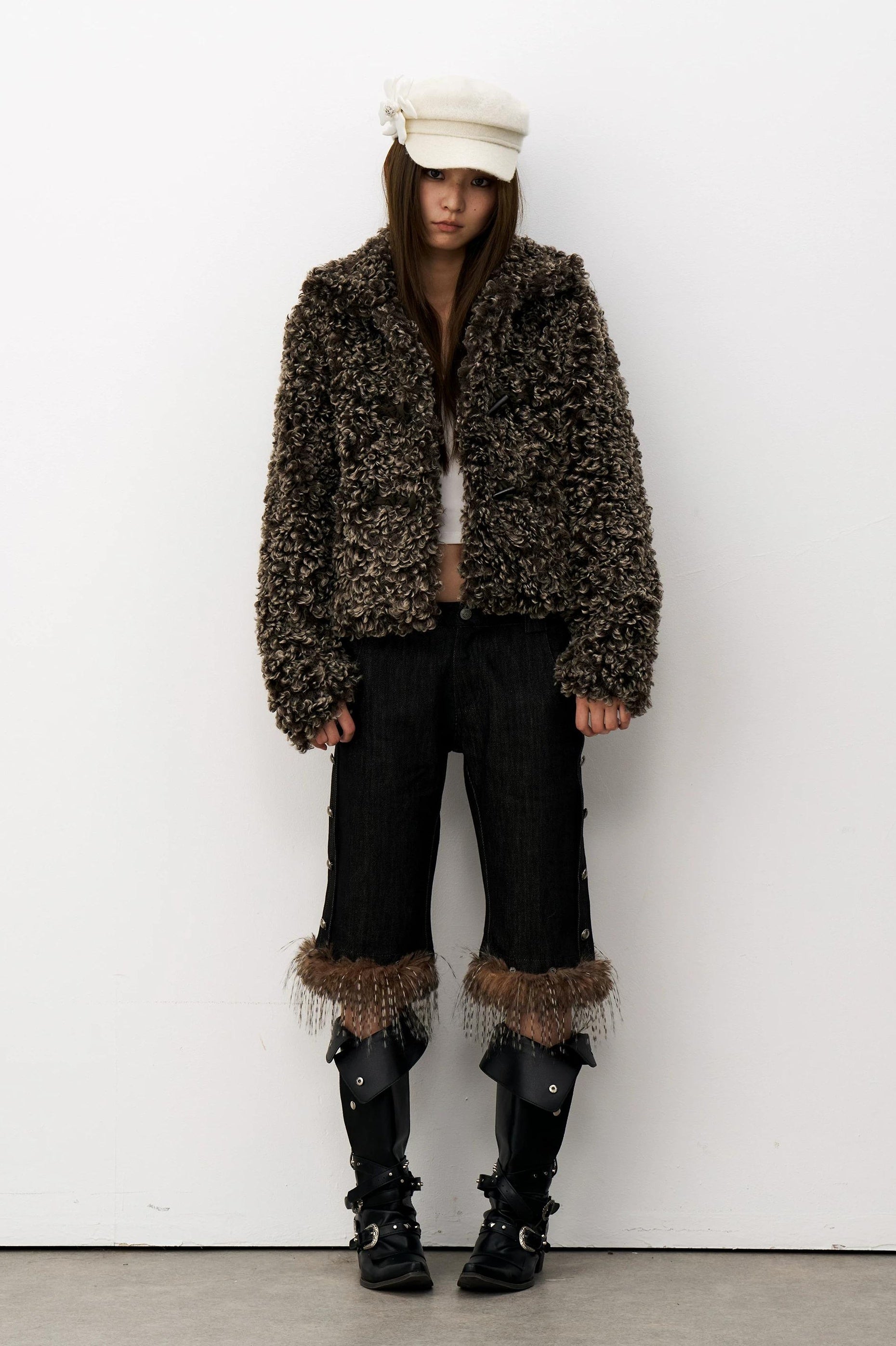 THELIGHT | THREE-DIMENSIONAL WOOL BERET CAP【ID:TN00120】