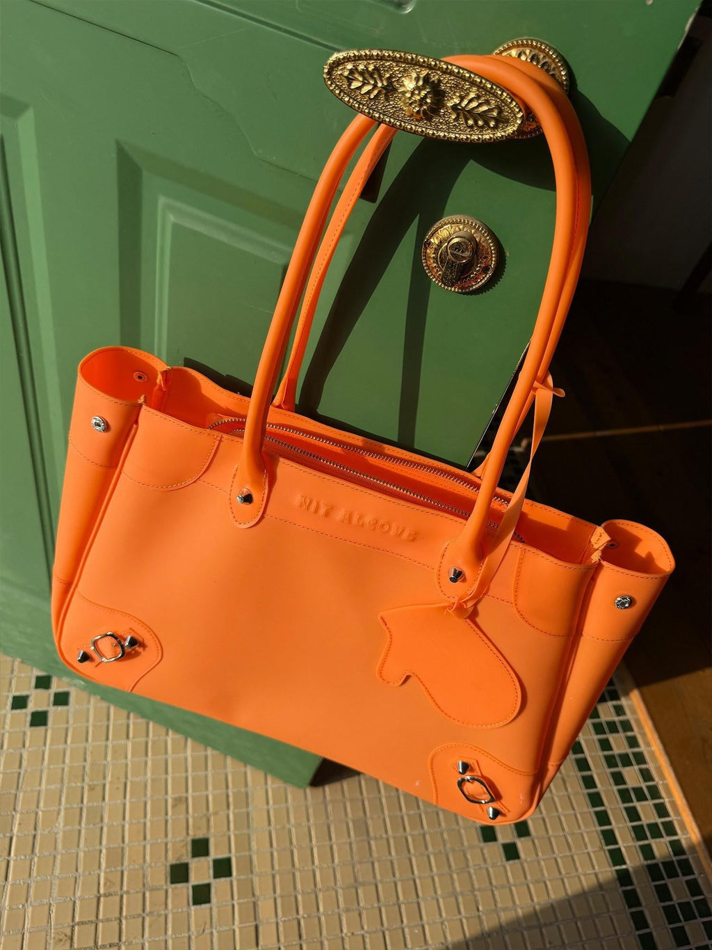 Four Color Jelly Boxy Women's Large Capacity Hard Tote Handbags