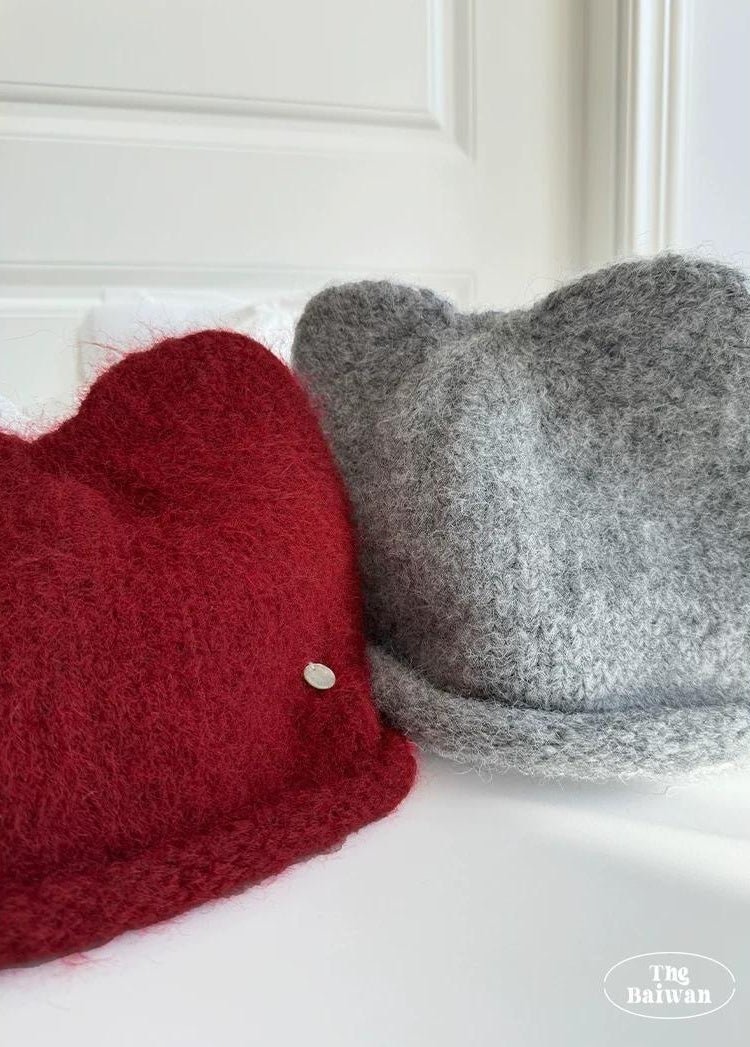 TRIA SELECT | FLUFFY CAT EARS WOOL CAP【ID:TN00085】