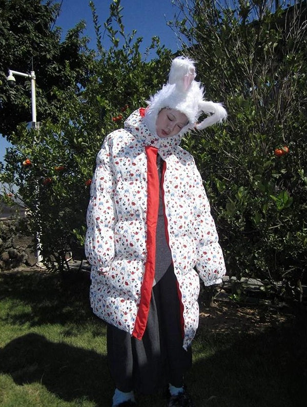 3months |  KOREAN CAT PRINT HOODED COAT【ID:TN00027】