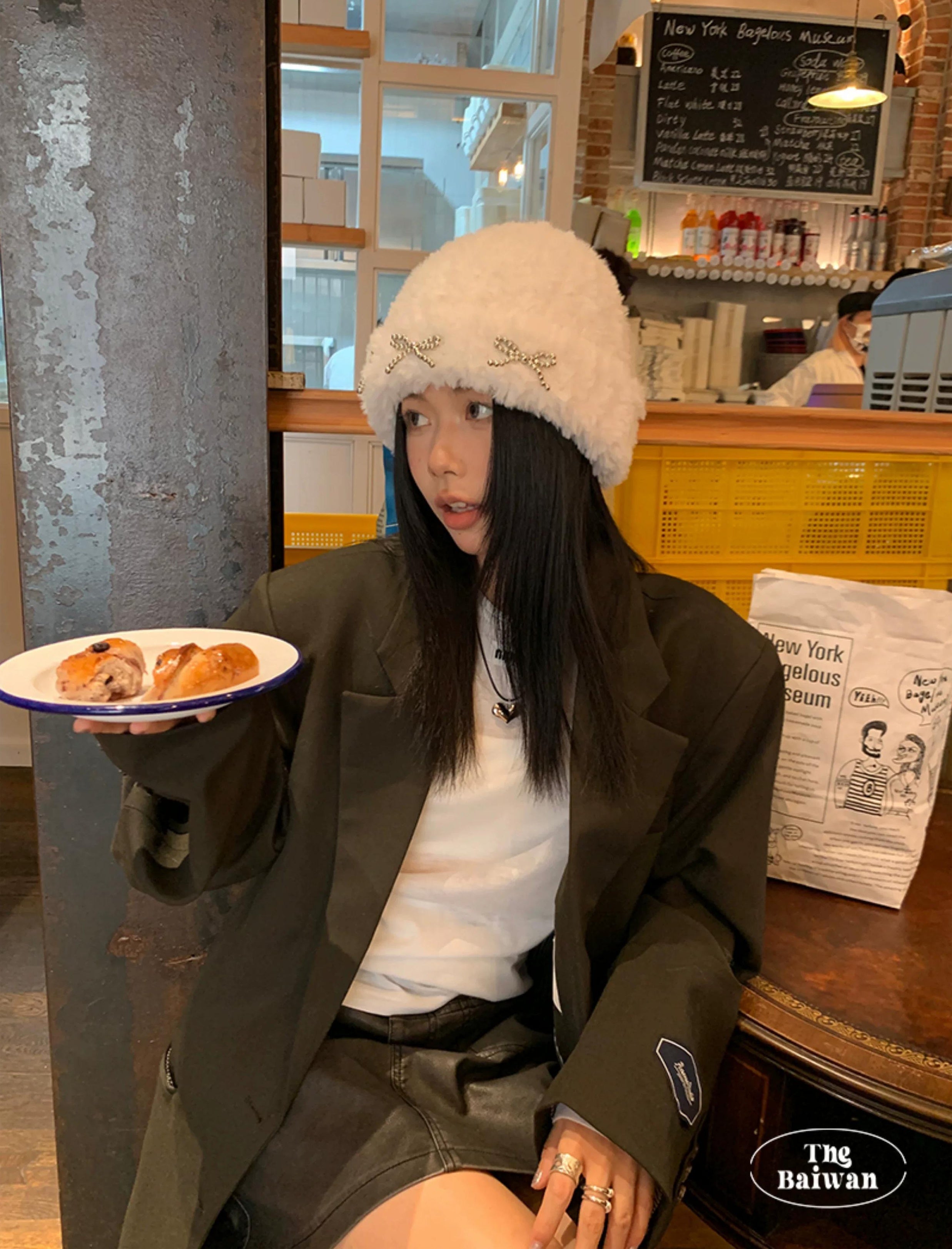 TRIA SELECT | WINTER PLUSH KNITTED HAT【ID:TN00081】