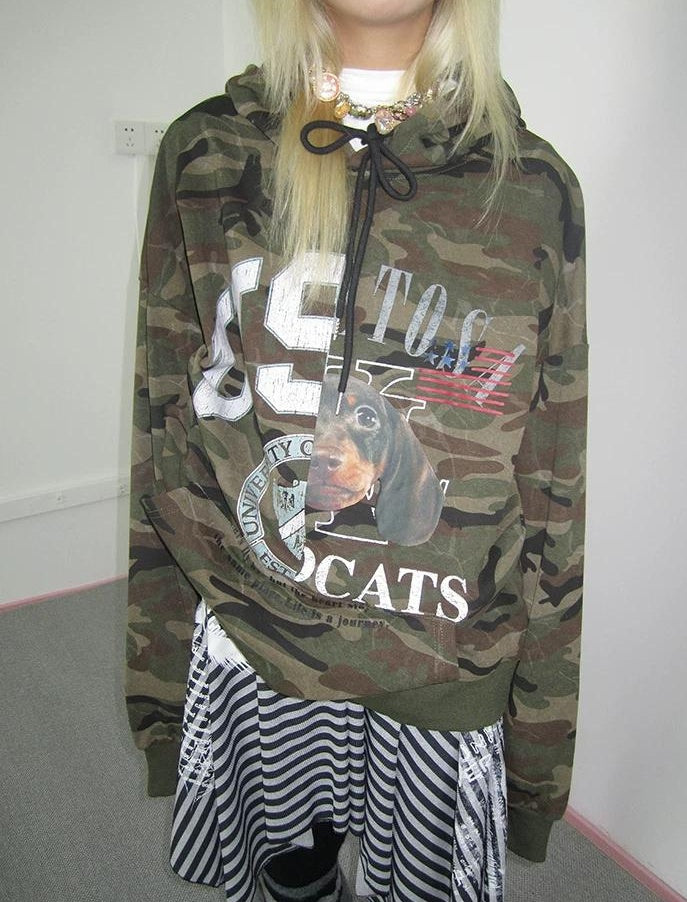 3months | CASUAL CAMOUFLAGE HOODED SWEATSHIRT【ID:TN00031】