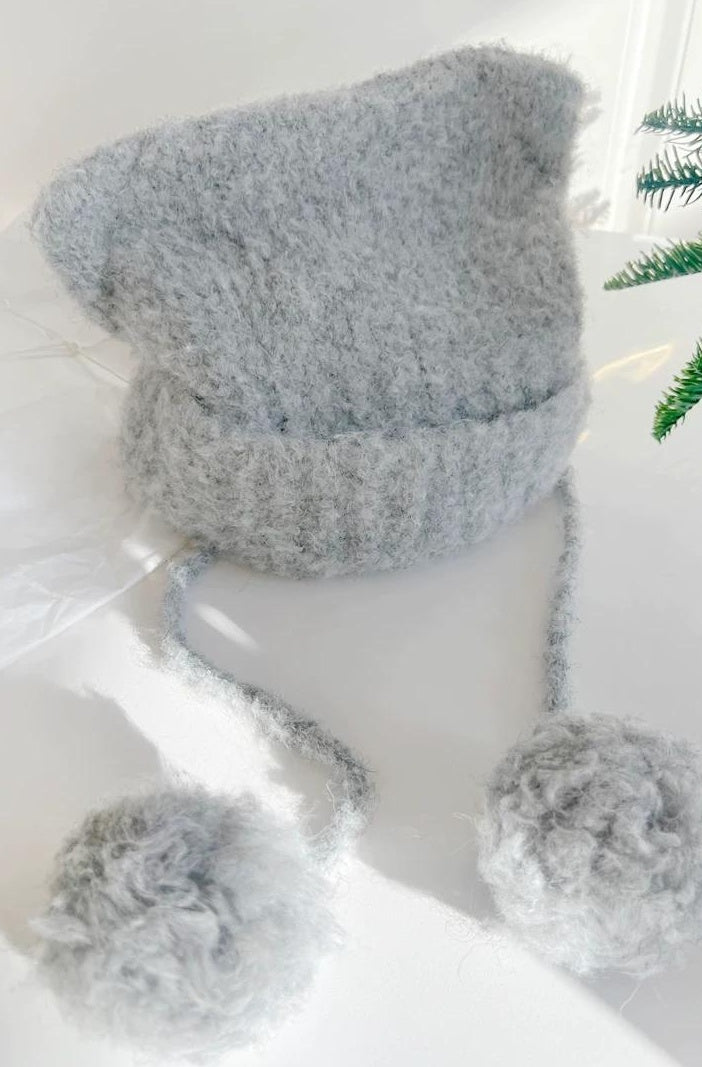 TRIA SELECT | WINTER KITTEN EARS KNIT HAT【ID:TN00084】