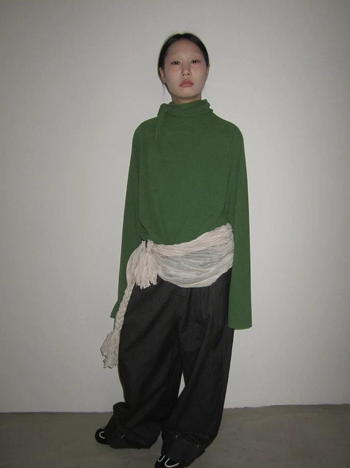 3months | HIGH NECK LOOSE T-SHIRT【ID:TN00059】