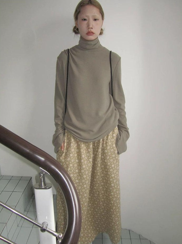 3months | CASUAL FLEECE HIGH NECK SWEATER【ID:TN00062】