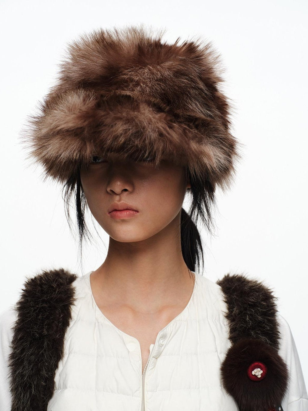Cozy Thick Minimal Baseball Unisex Adjustable Animal Print Misty Brown Hat