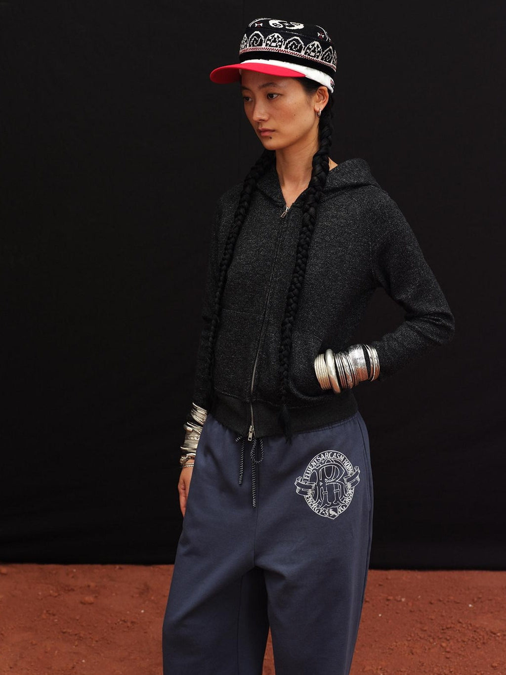 Cozy Wool Blend Loose Fit Zip Up Hooded Cardigan Unisex Commuter Hoodies