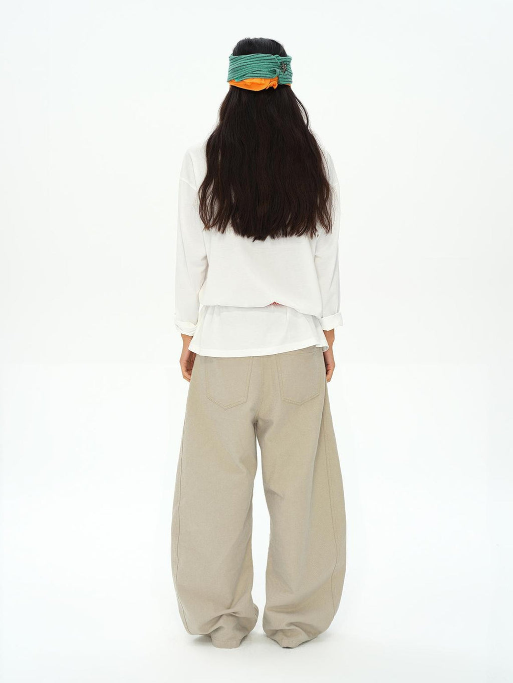 Frayed Lotus Lace Poet Tee French Pleat Long Sleeves