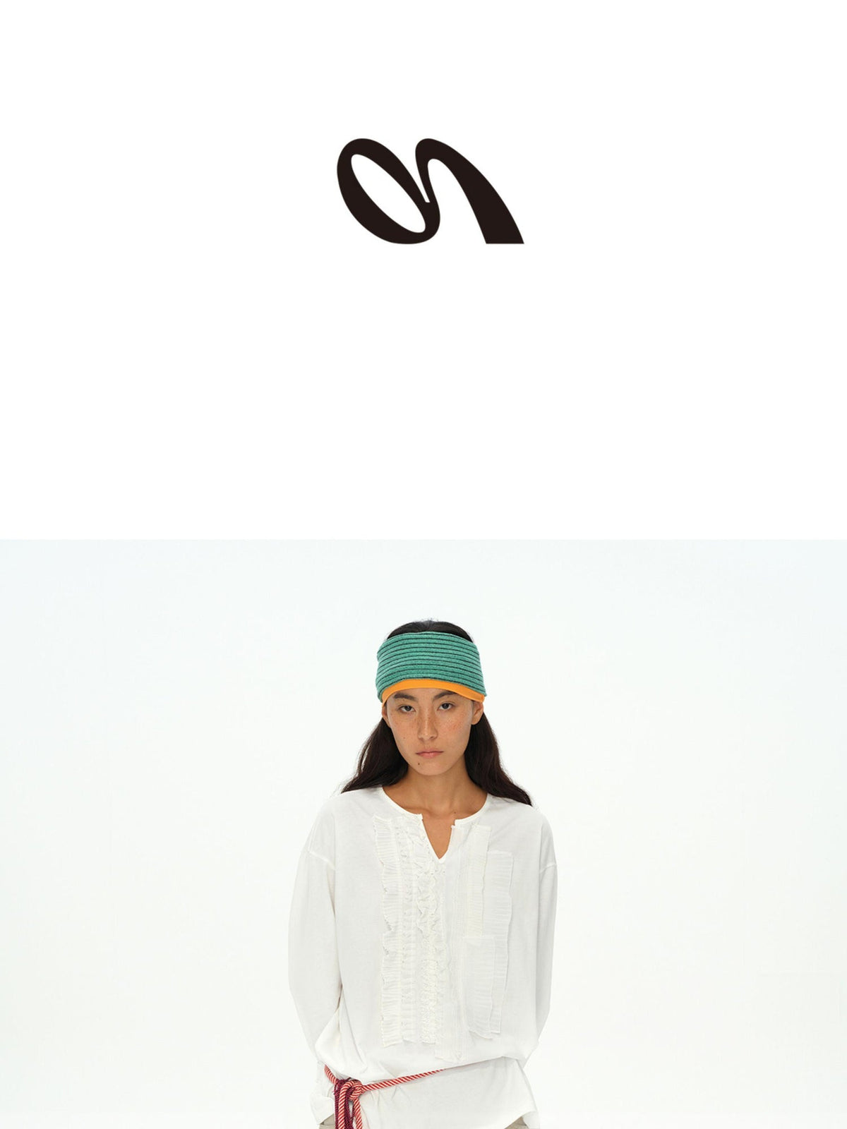 Frayed Lotus Lace Poet Tee French Pleat Long Sleeves