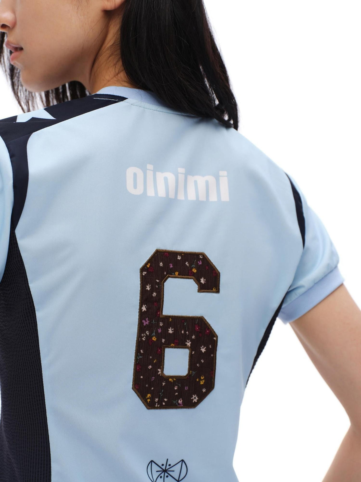 Retro Sporty Floral Patchwork Embroidered Women'S Short Sleeve T-Shirts