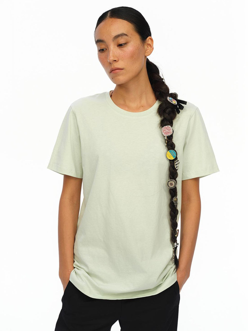 Summer Fresh Loose Tee Sweet Green