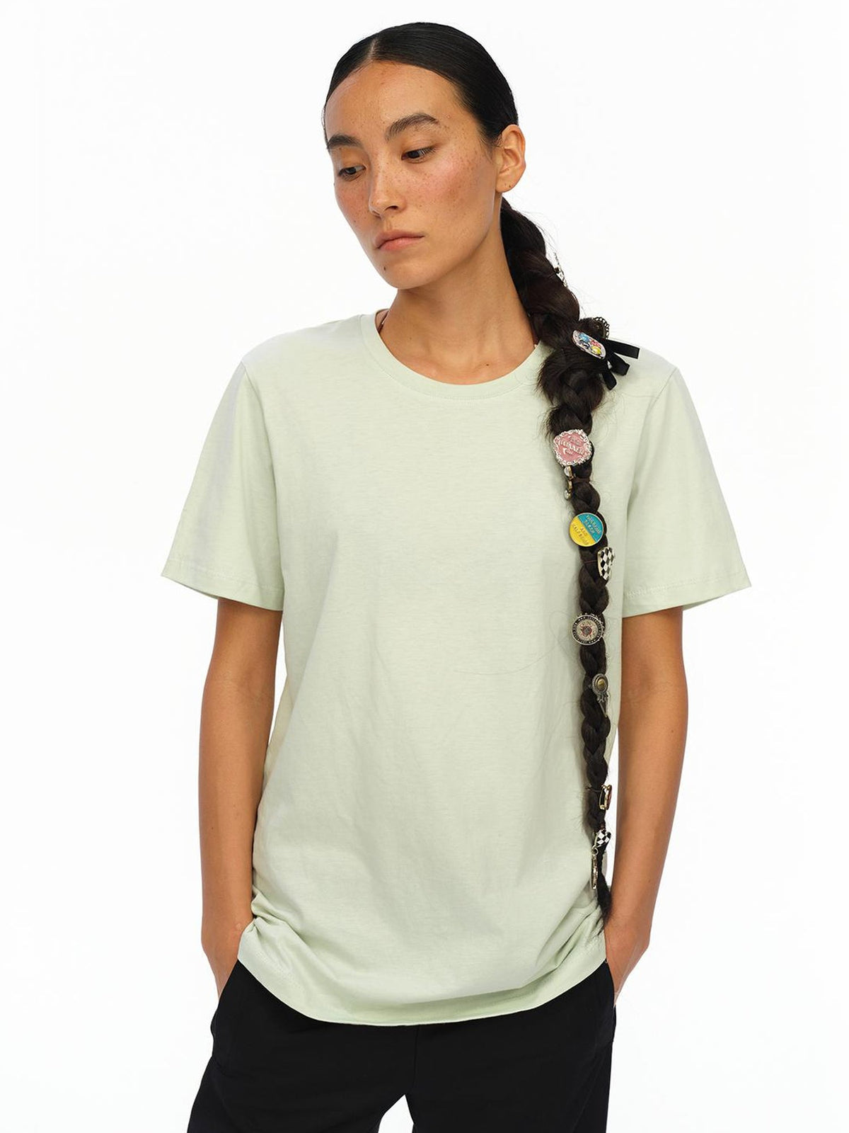 Summer Fresh Loose Tee Sweet Green