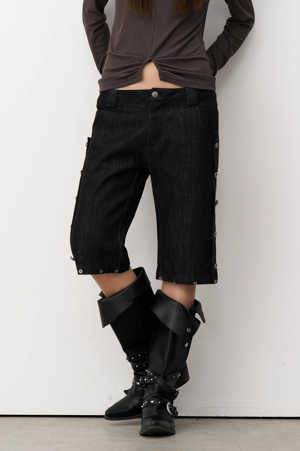 THELIGHT | LYCRA TENCEL PLUSH SHORTS【ID:TN00099】