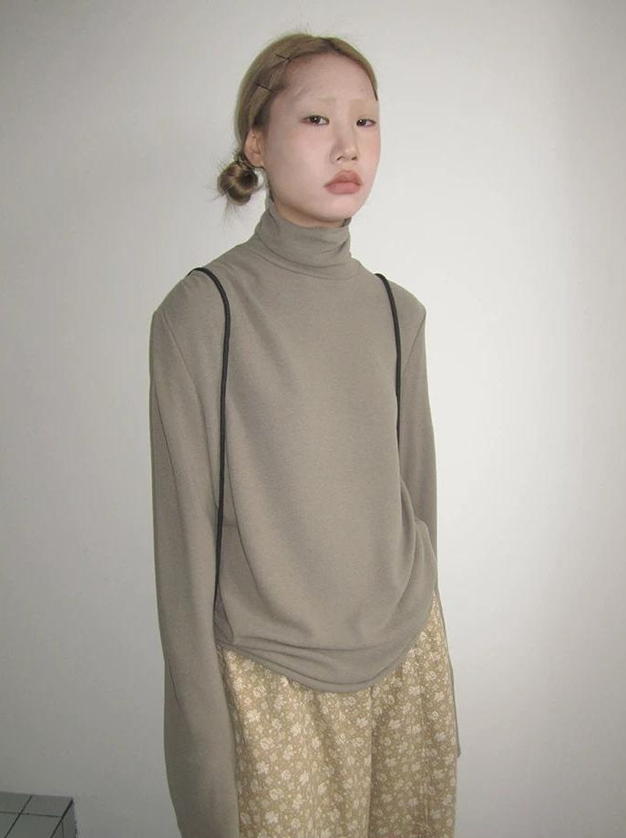 3months | CASUAL FLEECE HIGH NECK SWEATER【ID:TN00062】