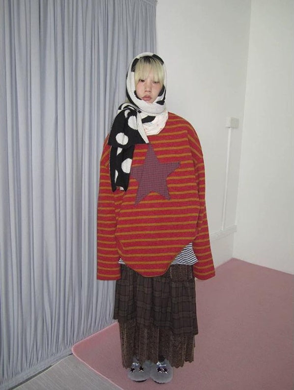 3months |  KOREAN STRIPED KNIT SWEATER【ID:TN00026】