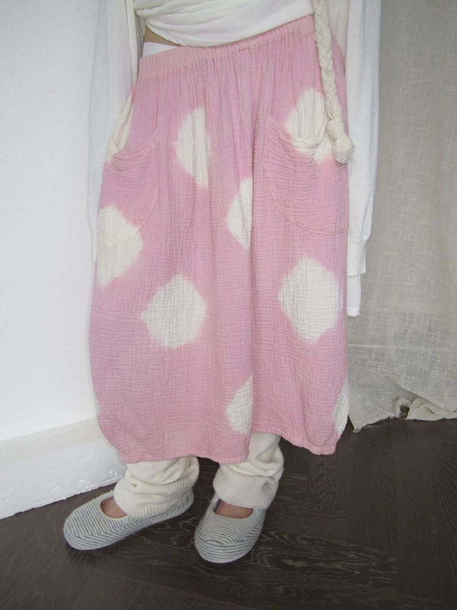 3months |  POLKA DOT PEPLUM SKIRT【ID:TN00022】