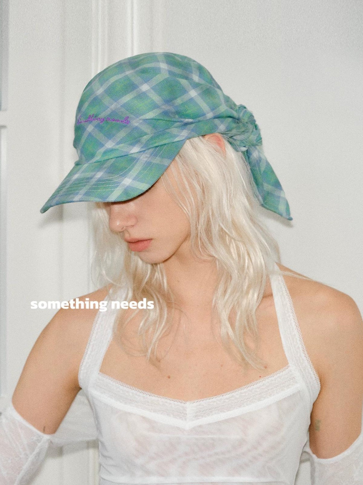TRIA SELECT | RETRO PLAID BASEBALL CAP【ID:TN00077】