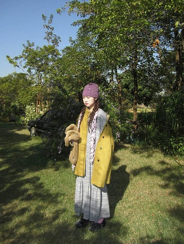 3months | FURRY SUEDE MID-LENGTH JACKET【ID:TN00058】