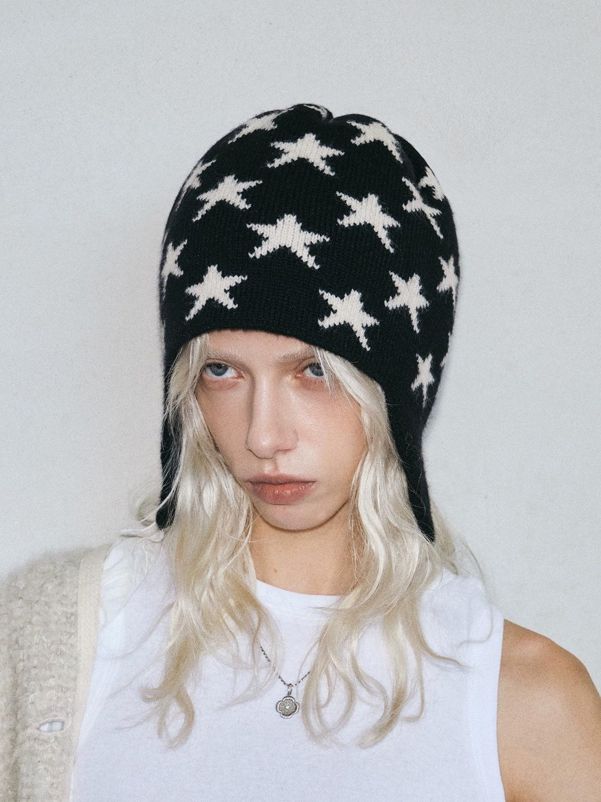 TRIA SELECT |  RETRO KNITTED EAR PROTECTION CAP【ID:TN00002】
