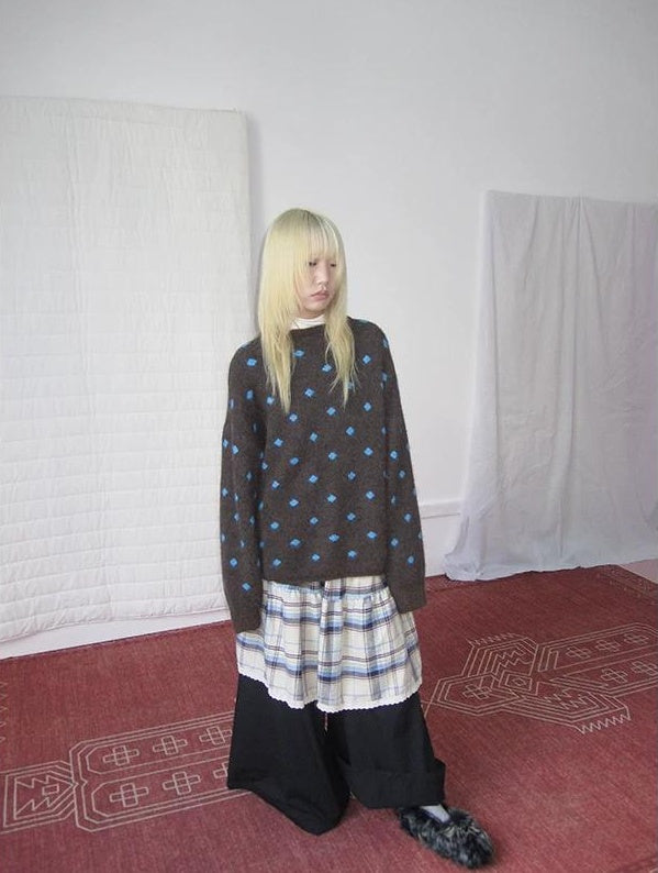 3months |  LOOSE KNITTED SWEATER JACKET【ID:TN00019】