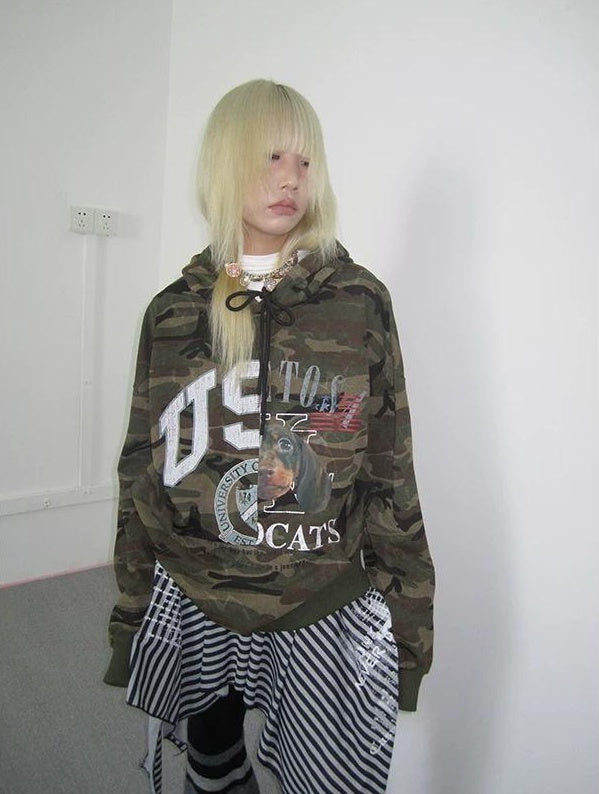 3months | CASUAL CAMOUFLAGE HOODED SWEATSHIRT【ID:TN00031】