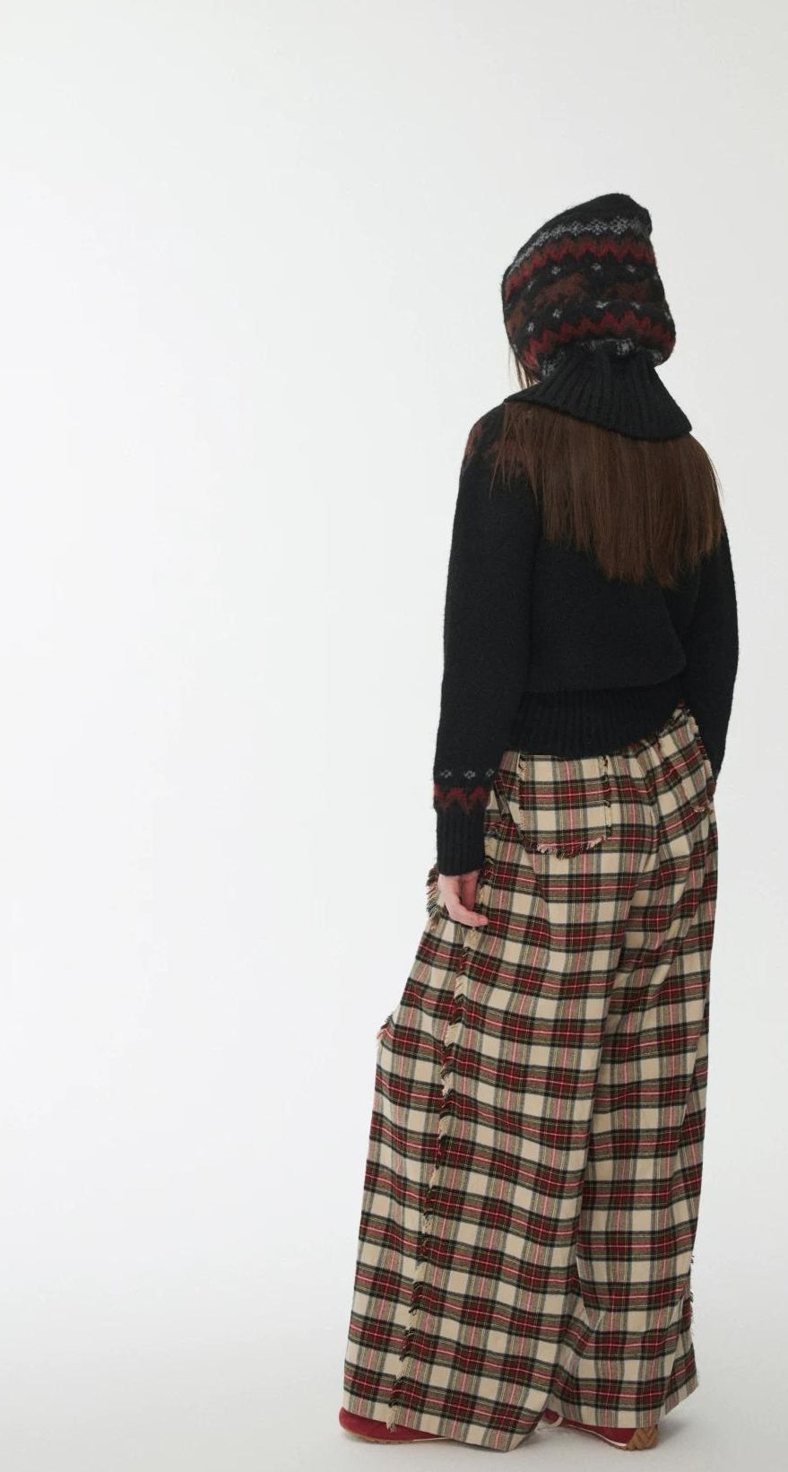 1JINN STUDIO | PLUNGING NECK KNIT SWEATER【ID:TN00068】