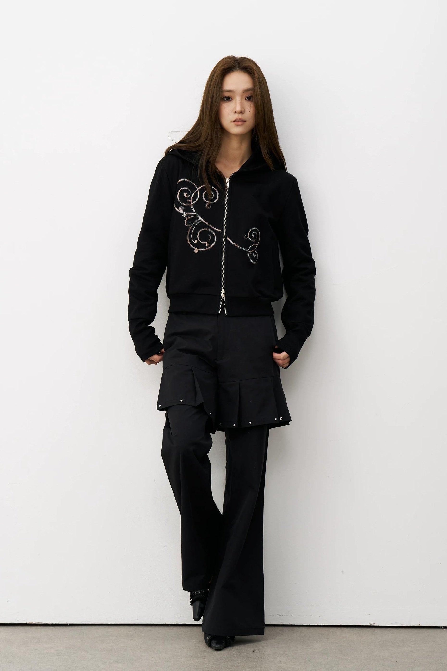 THELIGHT | RETRO HOODED CARDIGAN SWEATER【ID:TN00101】