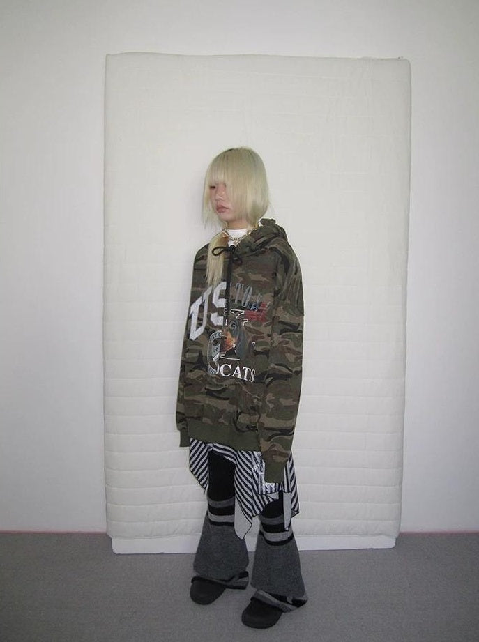 3months | CASUAL CAMOUFLAGE HOODED SWEATSHIRT【ID:TN00031】