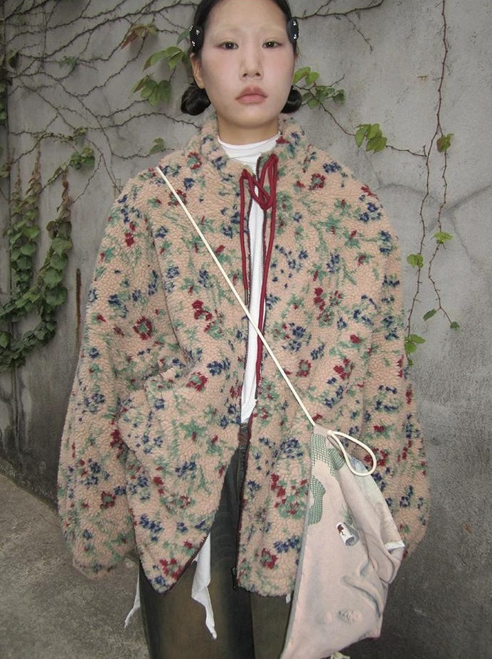 3months | RETRO PLUSH JACKET【ID:TN00050】