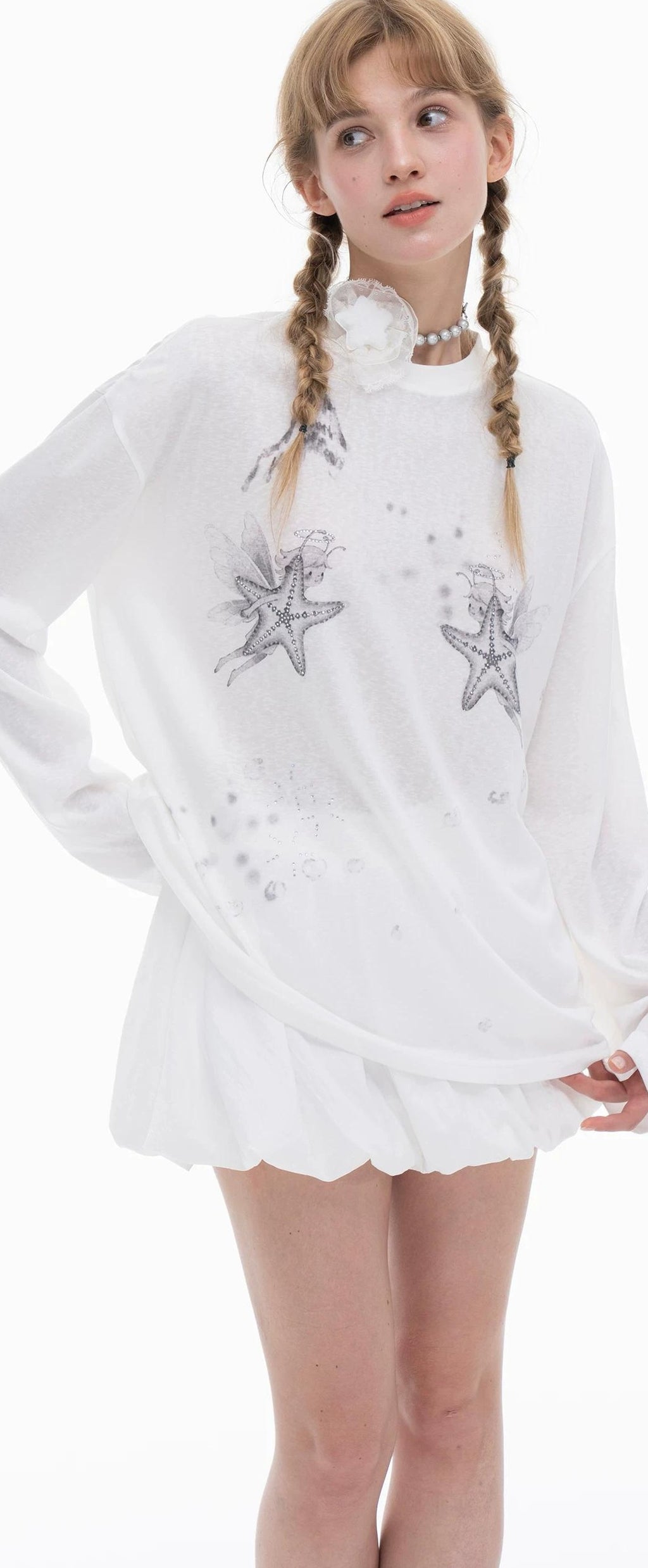 THELIGHT | SUNSCREEN LONG-SLEEVE T-SHIRT【ID:TN00111】