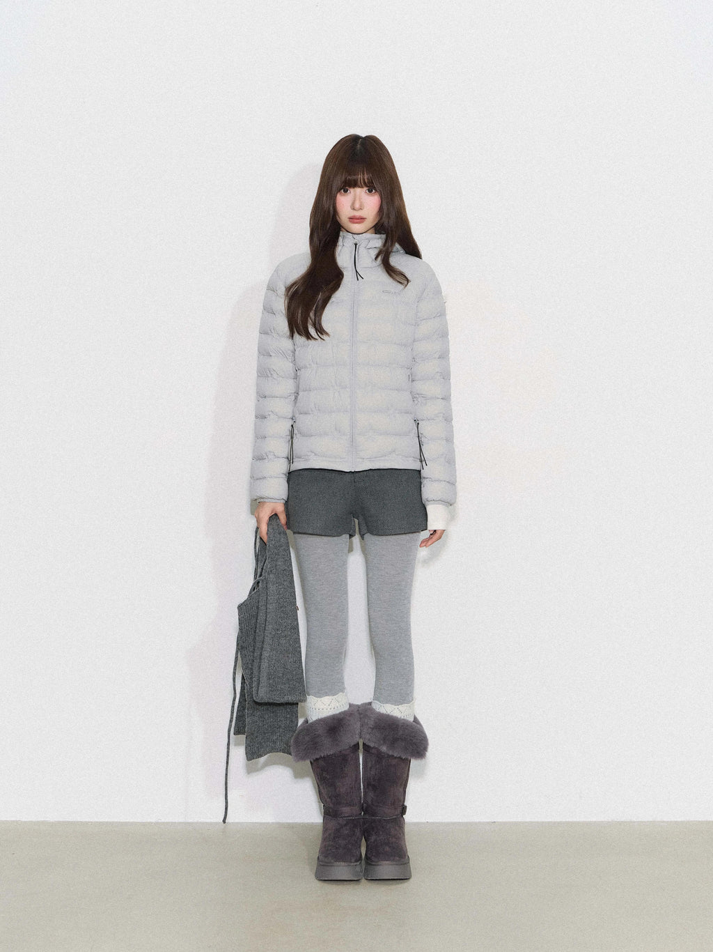 THELIGHT | LIGHTWEIGHT QUILTED HOODED JACKET【ID:TN00092】