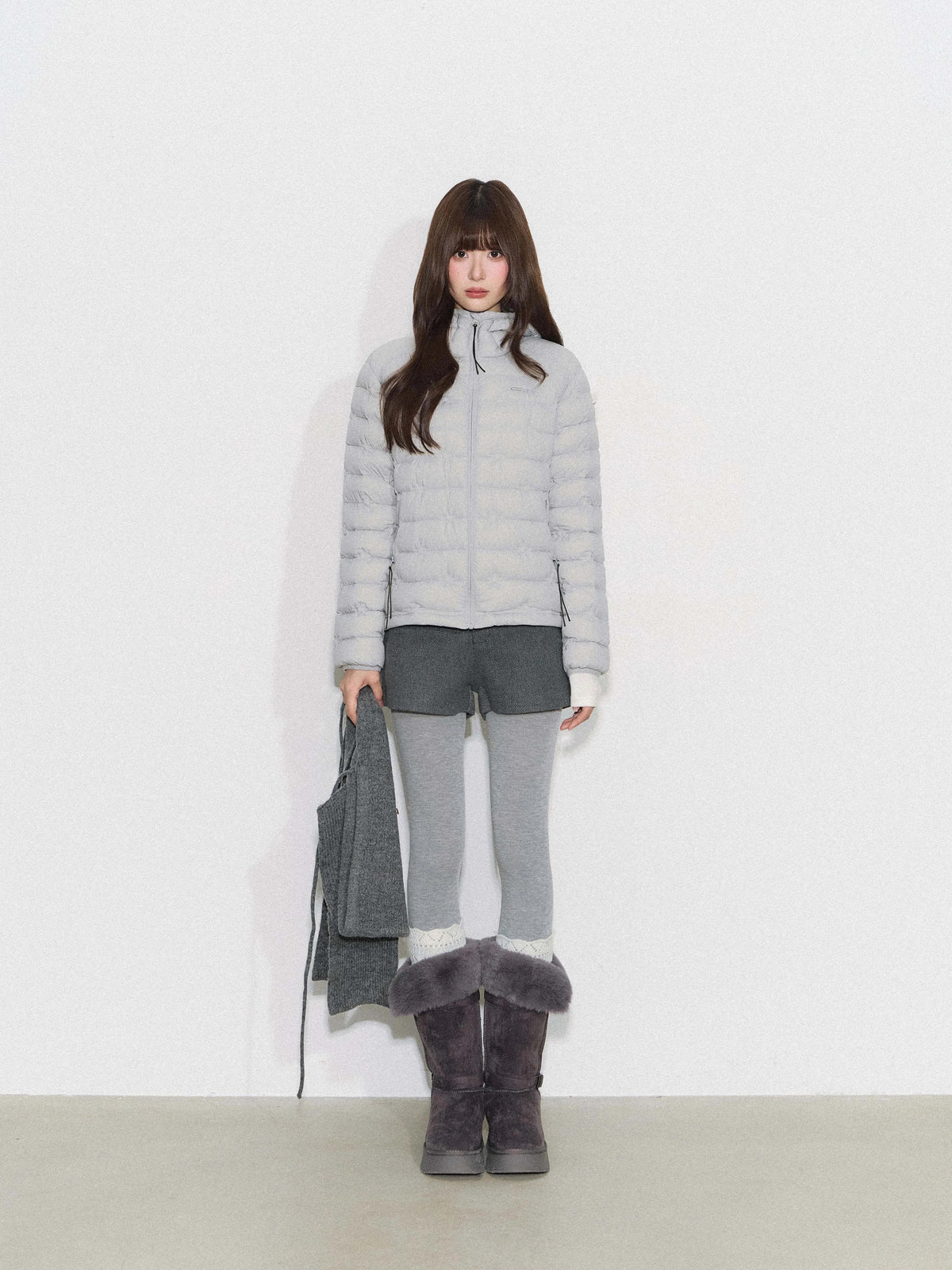 THELIGHT | LIGHTWEIGHT QUILTED HOODED JACKET【ID:TN00092】