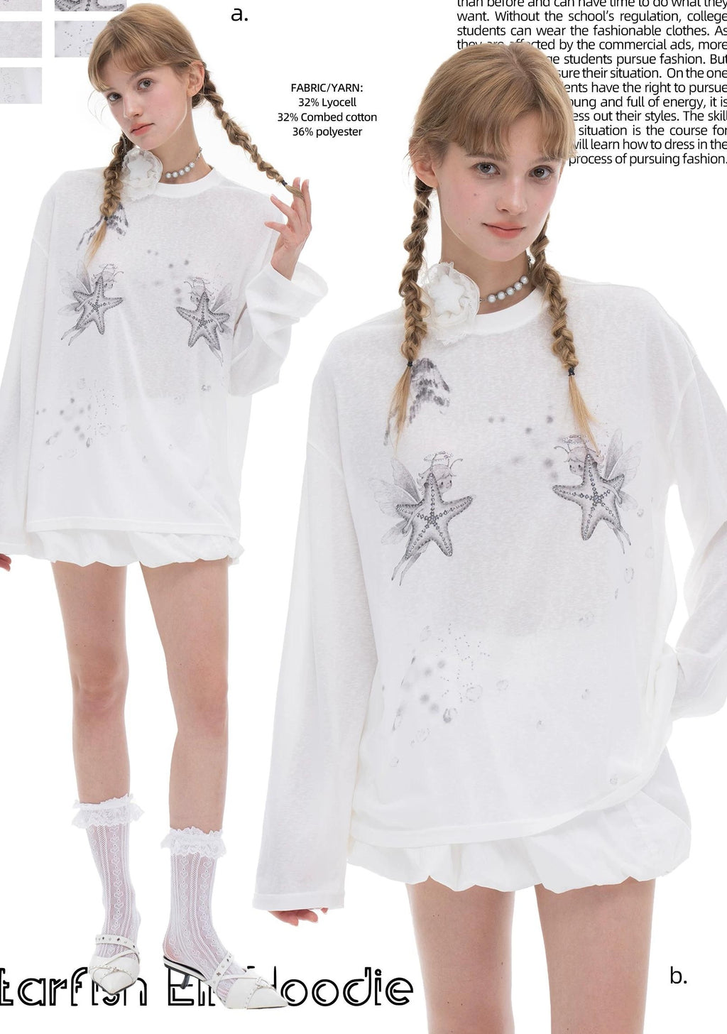 THELIGHT | SUNSCREEN LONG-SLEEVE T-SHIRT【ID:TN00111】