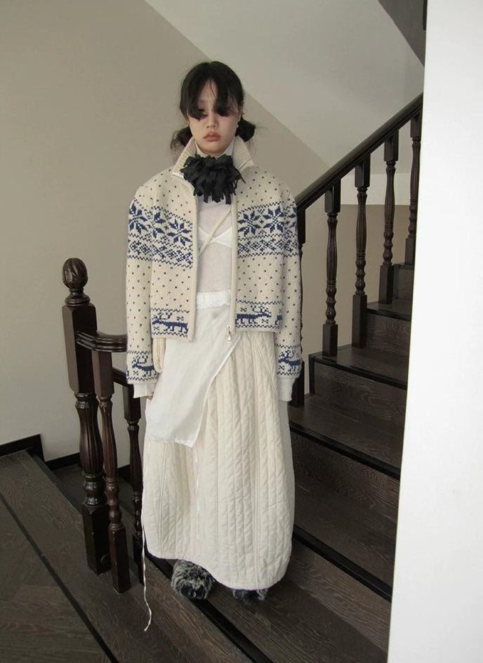 3months |  HIGH WAIST COTTON A-LINE SKIRT【ID:TN00017】