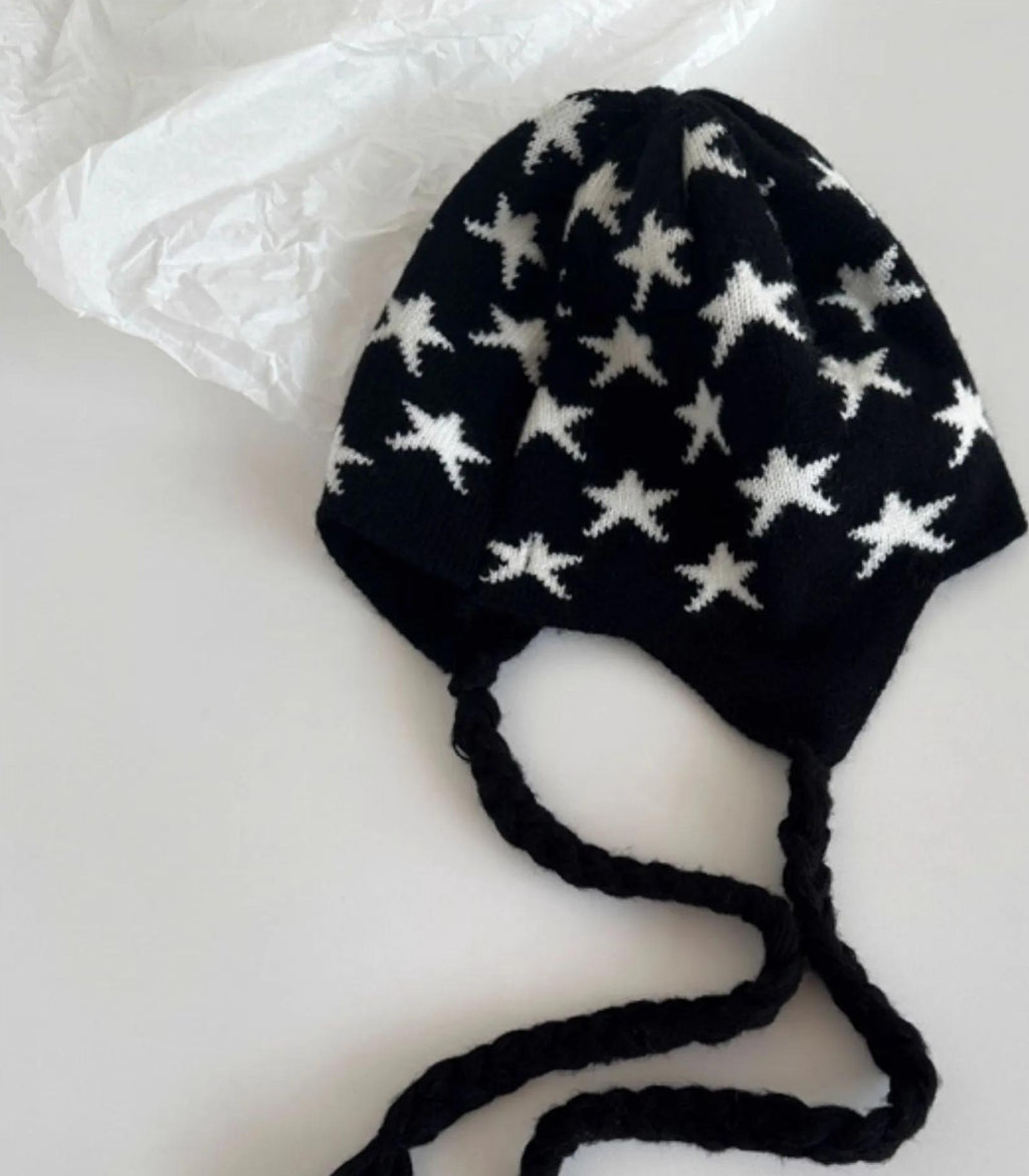 TRIA SELECT |  RETRO KNITTED EAR PROTECTION CAP【ID:TN00002】