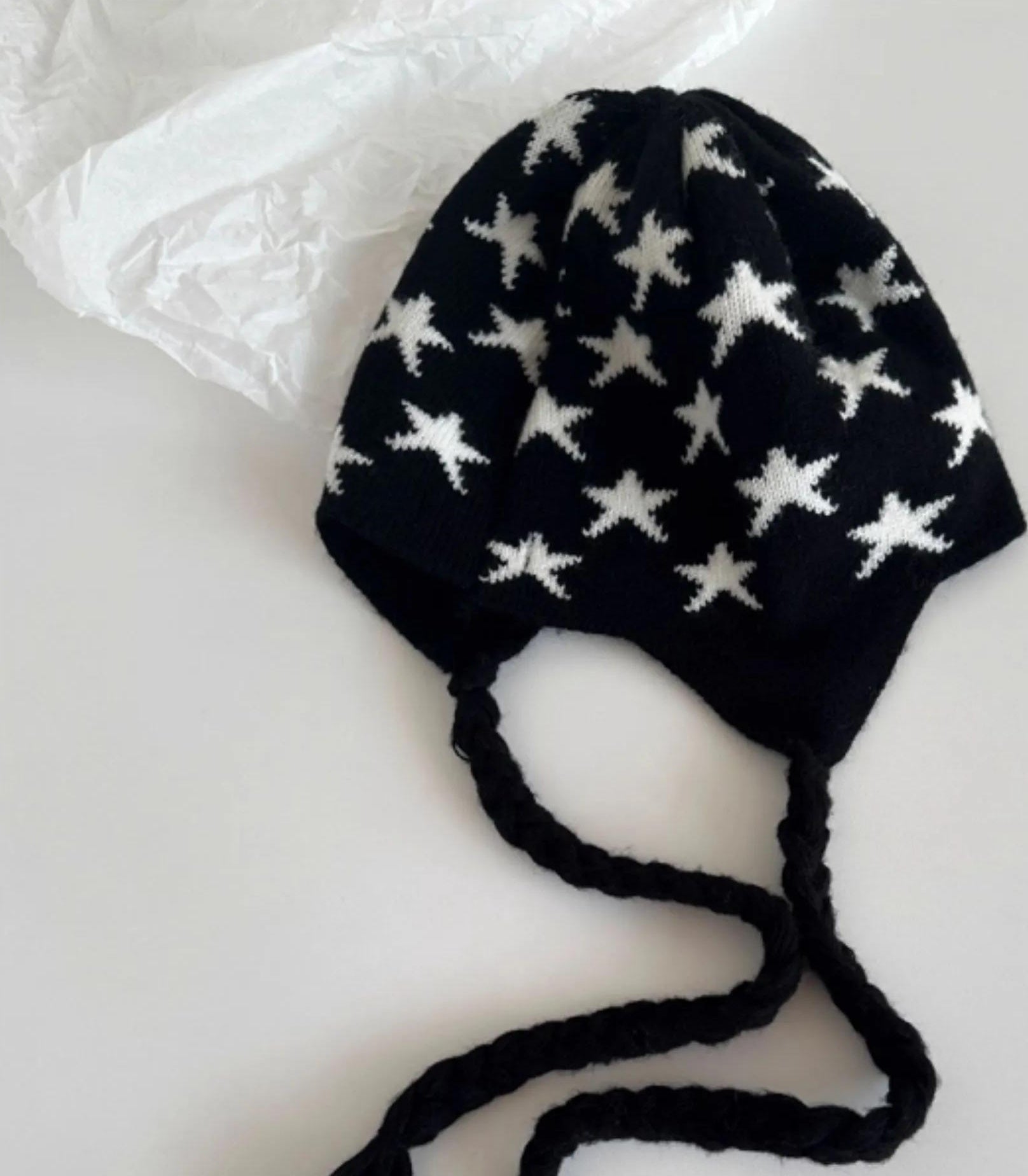 TRIA SELECT |  RETRO KNITTED EAR PROTECTION CAP【ID:TN00002】