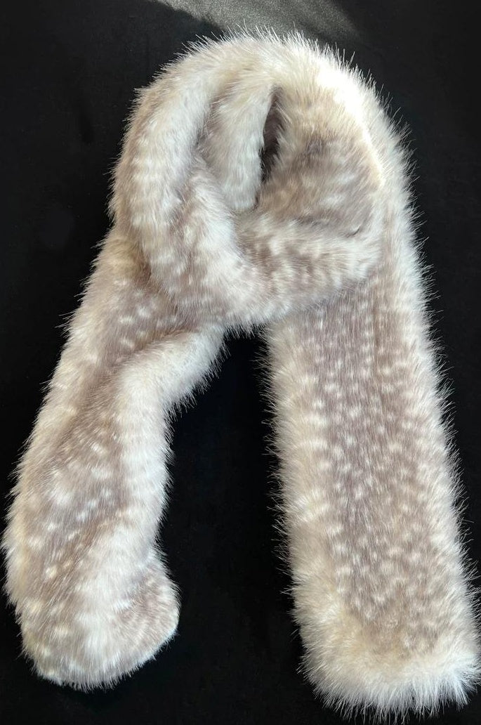 TRIA SELECT | TRENDY PLUSH SCARF WITH PATTERNS【ID:TN00078】