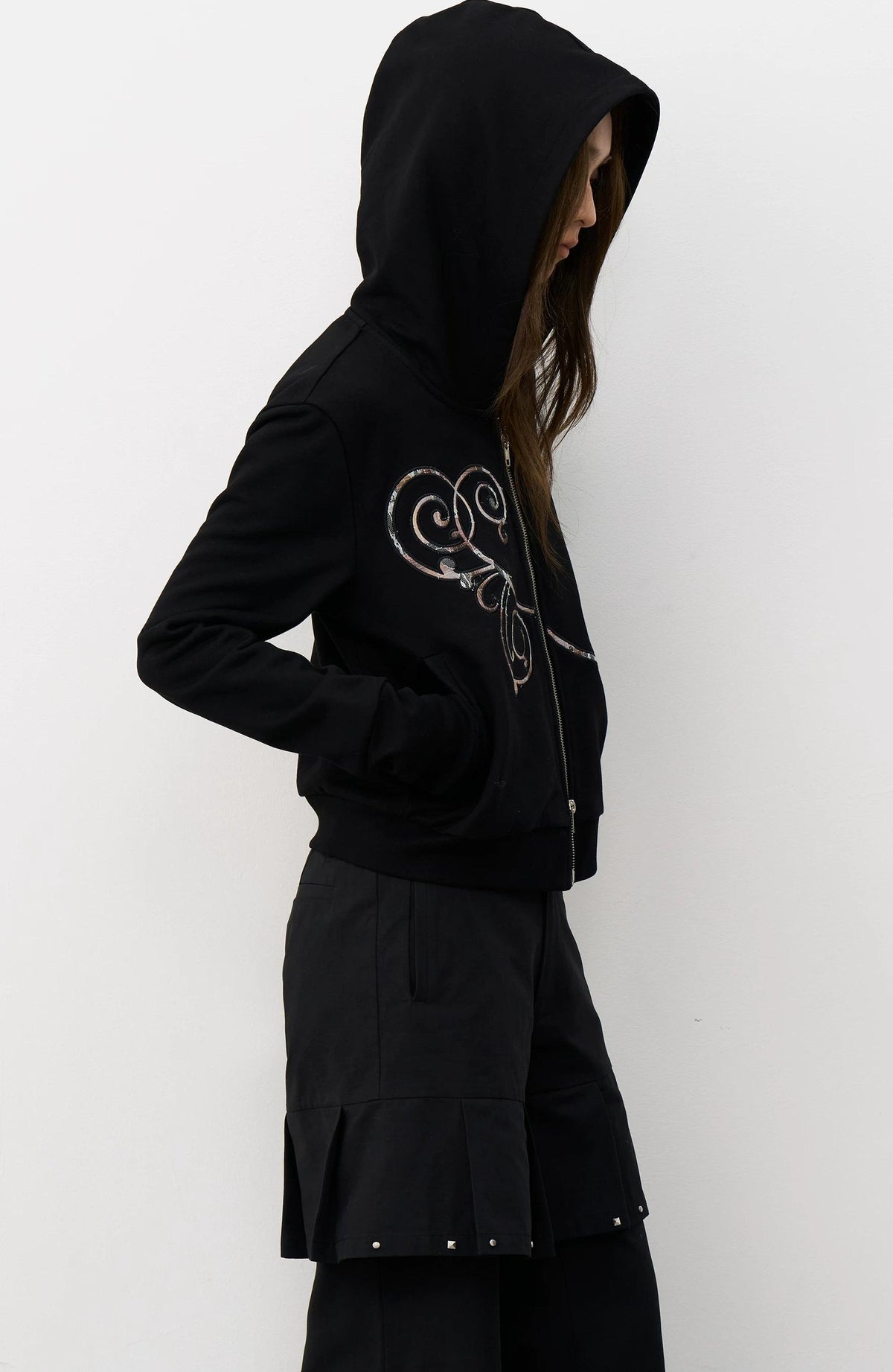 THELIGHT | RETRO HOODED CARDIGAN SWEATER【ID:TN00101】