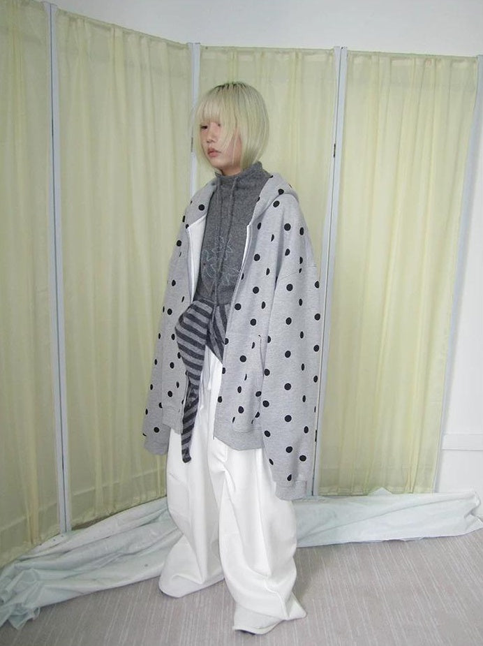 3months | POLKA DOT BOA HOODIE JACKET【ID:TN00060】