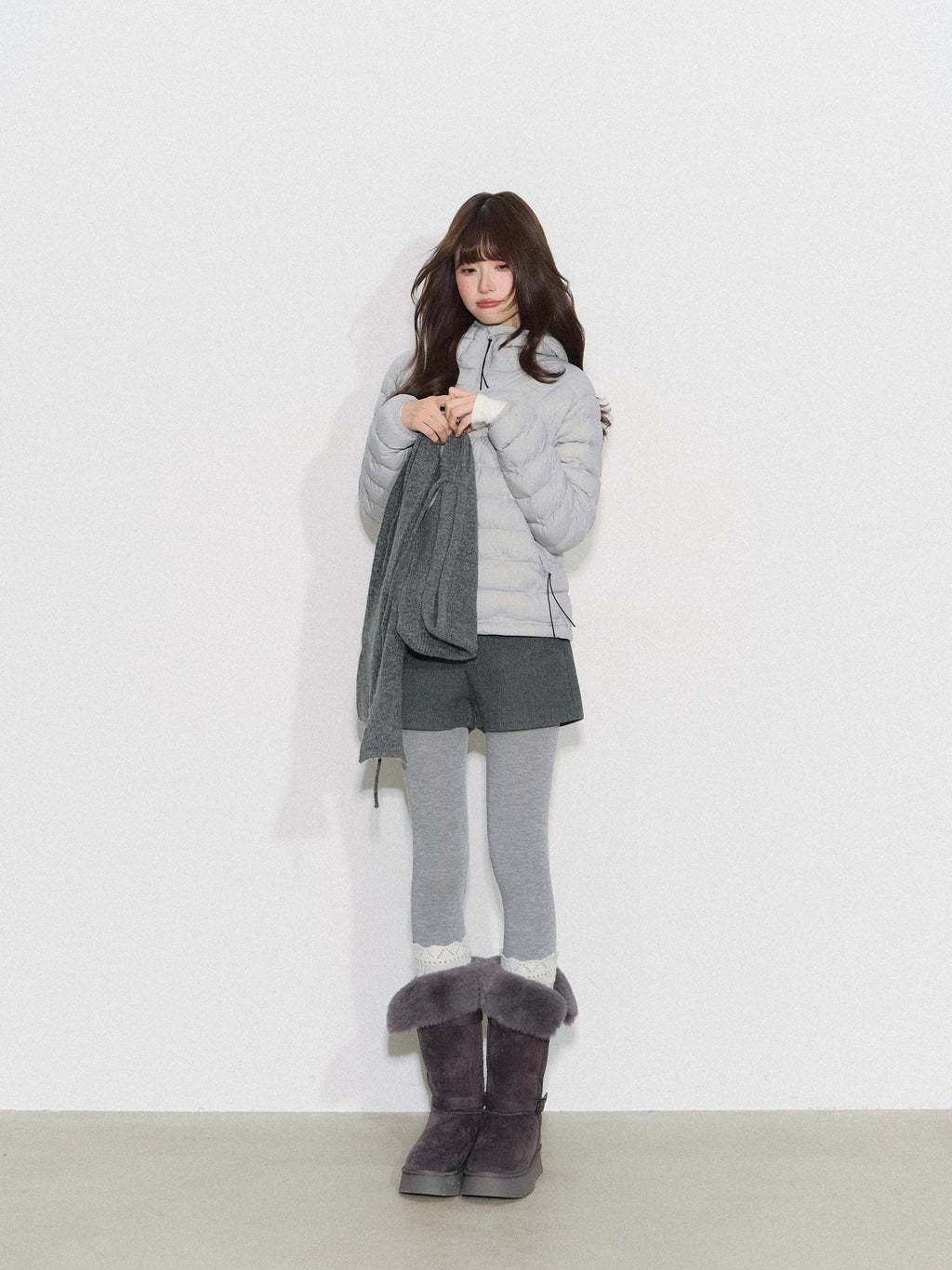 THELIGHT | LIGHTWEIGHT QUILTED HOODED JACKET【ID:TN00092】
