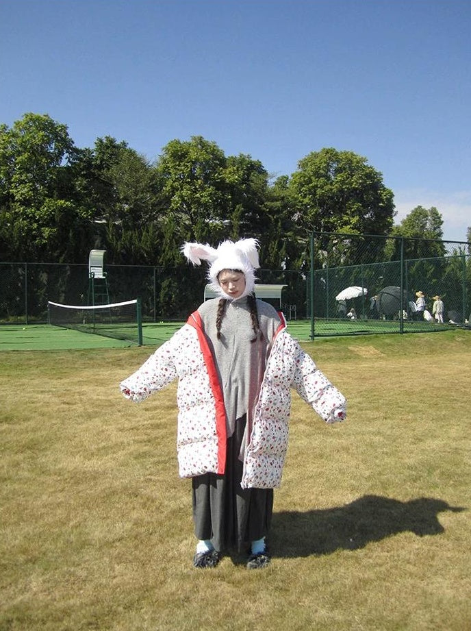 3months |  KOREAN CAT PRINT HOODED COAT【ID:TN00027】