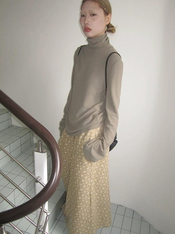 3months | CASUAL FLEECE HIGH NECK SWEATER【ID:TN00062】