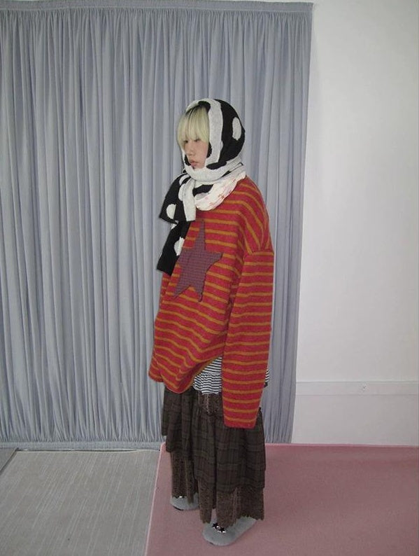 3months |  KOREAN STRIPED KNIT SWEATER【ID:TN00026】
