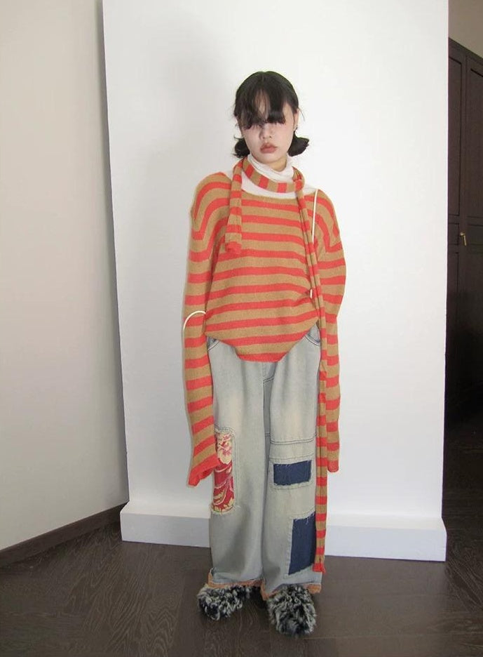 3months | VINTAGE WIDE LEG JEANS【ID:TN00055】