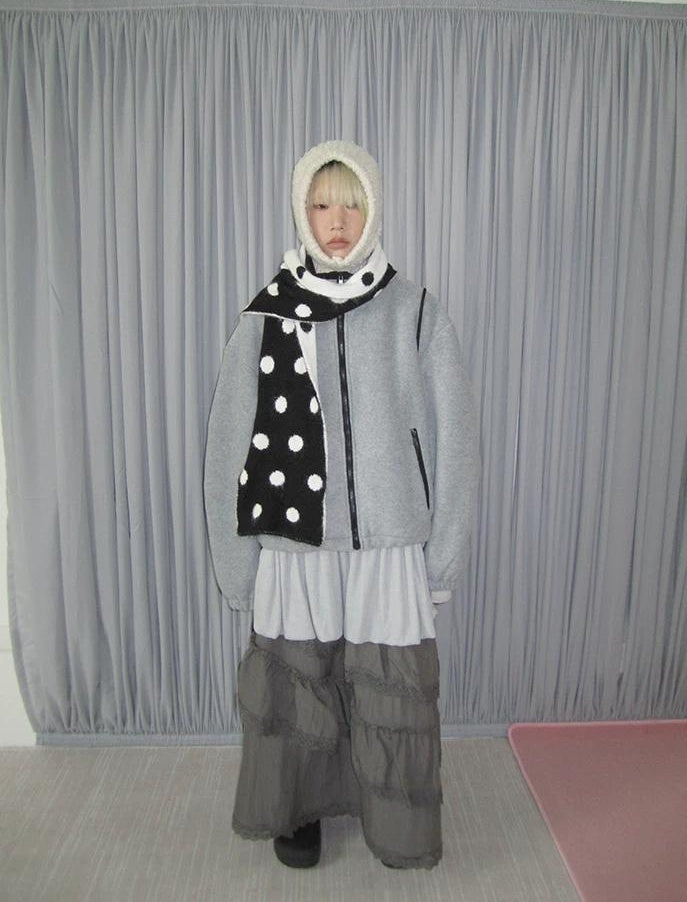 3months | NICHE DRAWSTRING PEPLUM JACKET【ID:TN00066】