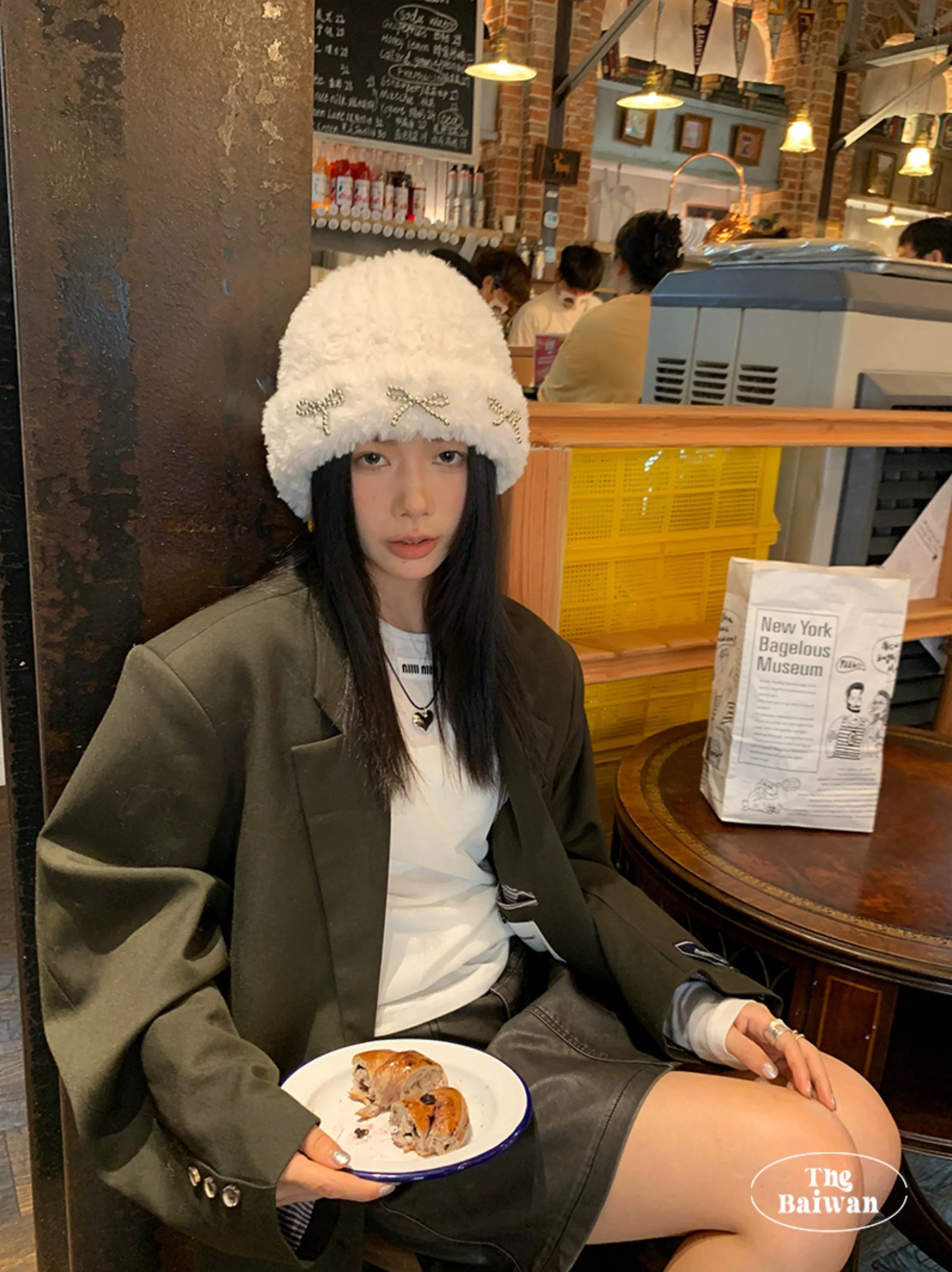 TRIA SELECT | WINTER PLUSH KNITTED HAT【ID:TN00081】
