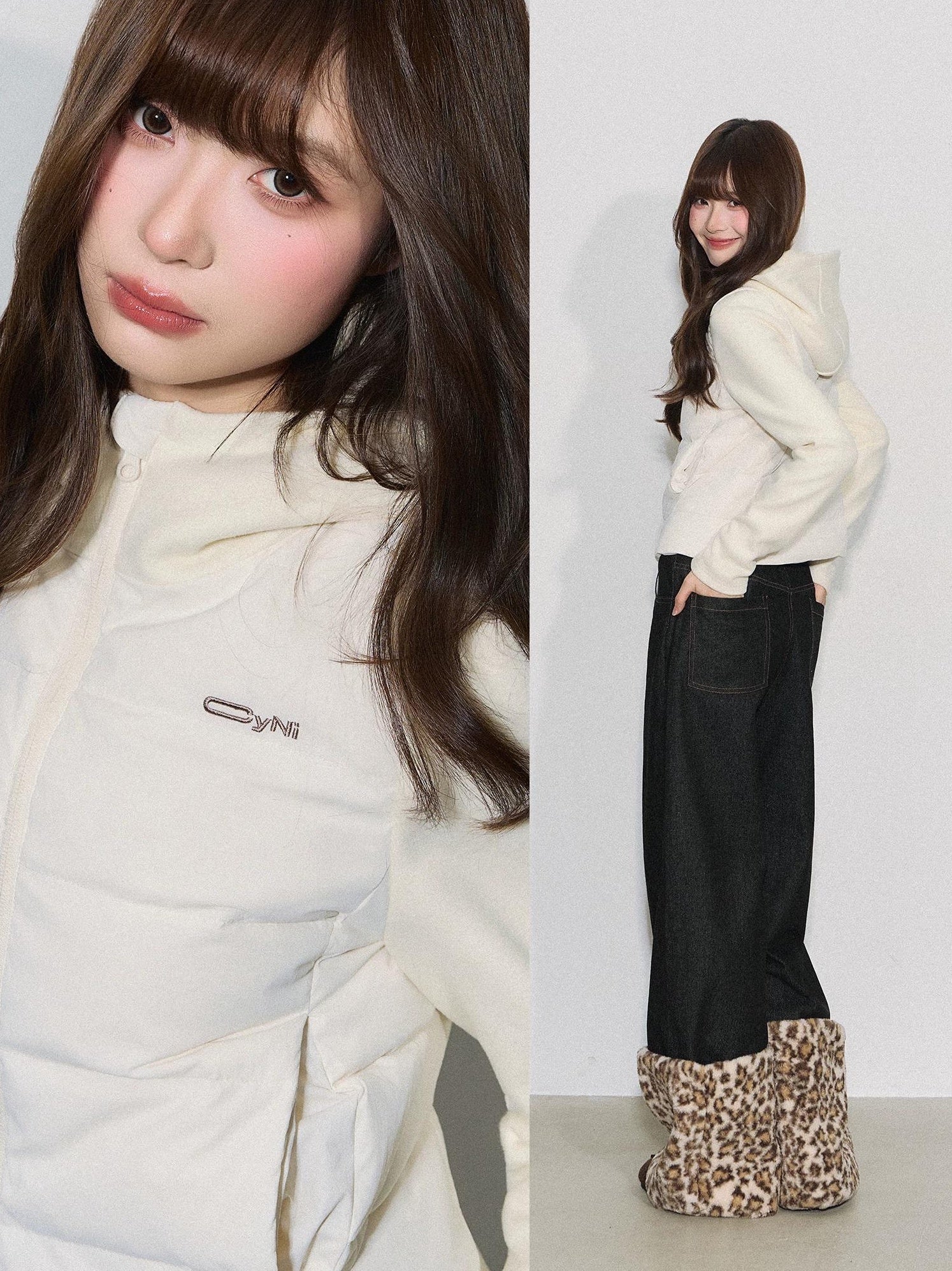 THELIGHT | PLAID SPLICE HOODED JACKET【ID:TN00094】