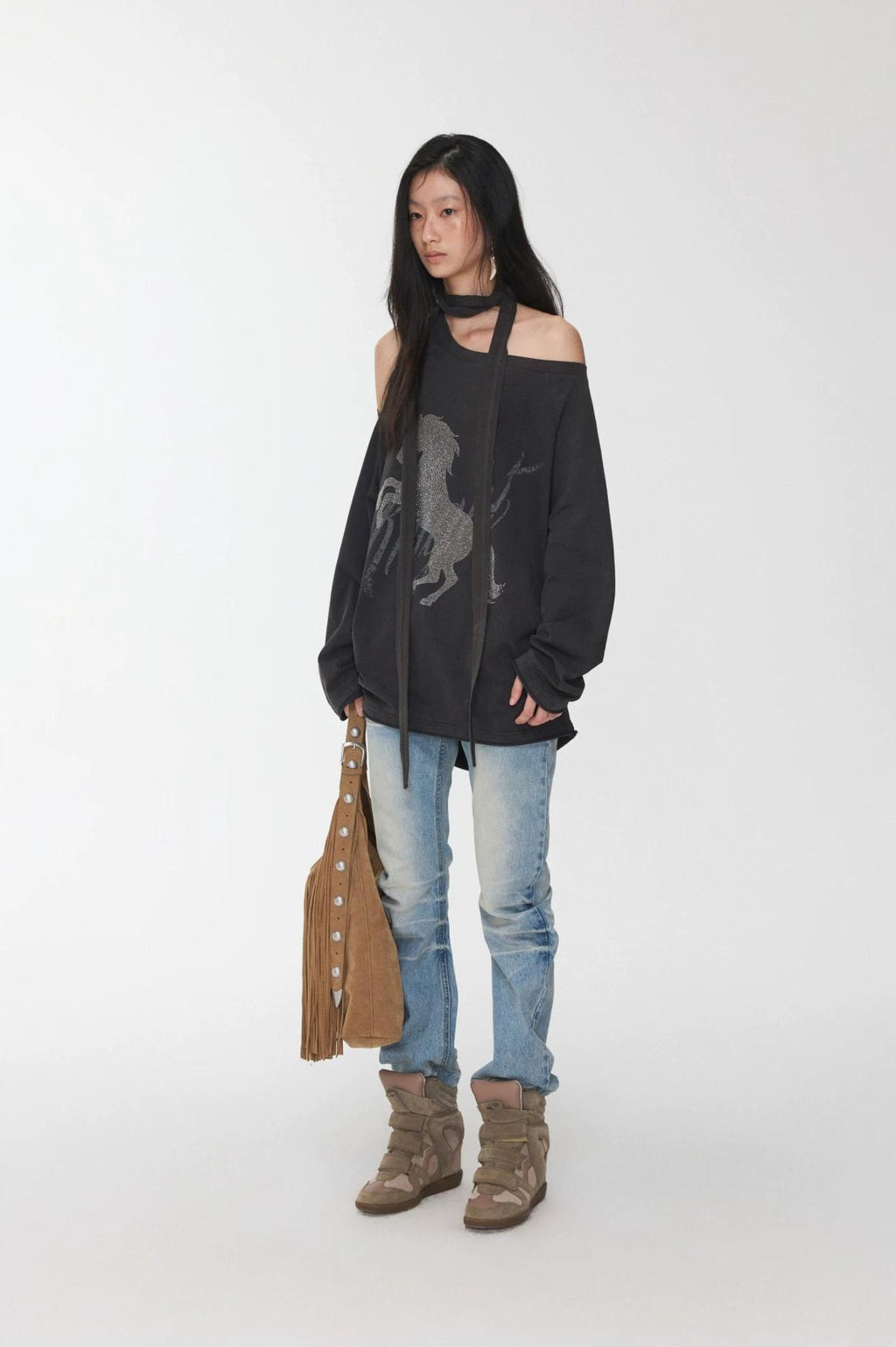 1JINN STUDIO | VINTAGE WHISKERS LOW-WAIST JEANS【ID:TN00070】